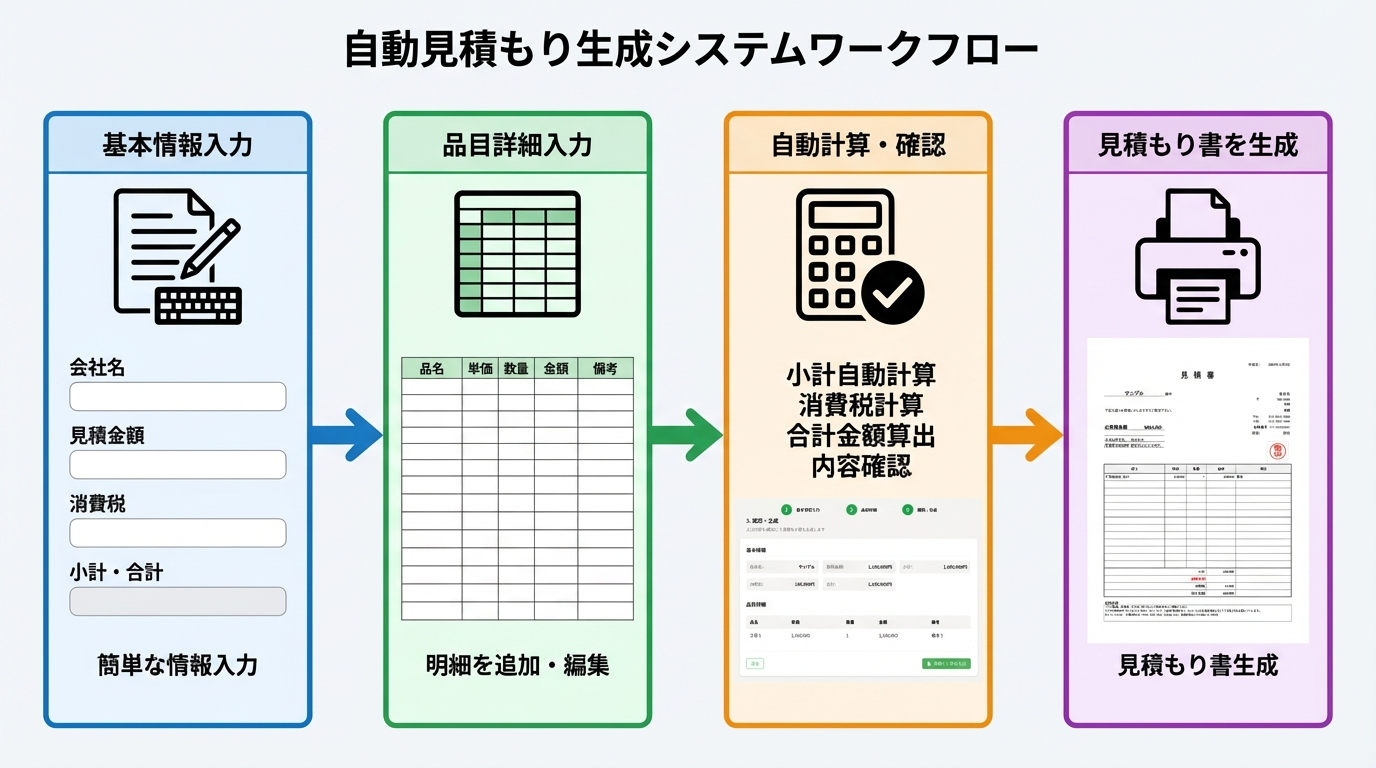 見積もり作成システム